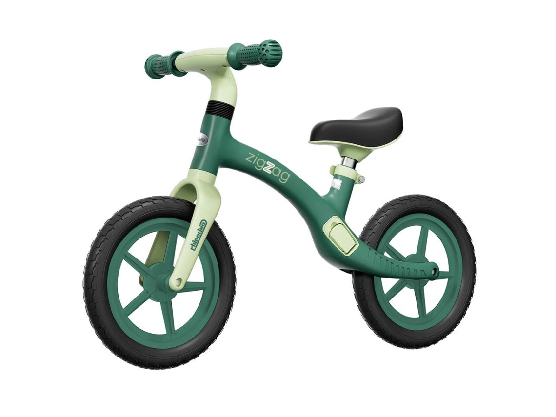 Bicicleta sin pedales ZIG ZAG hasta 25 kg de CHIPOLINO Green