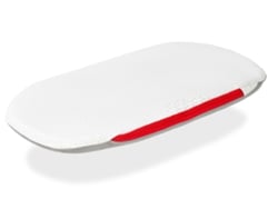 Colchon Capazo bebe Visco 72x33 - 3 CM 2 en 1 - Colchon para Carricoche, Capazo, Cuna Desenfundable protector. Núcleo de espuma perforada. Adaptable DORMISSIMO