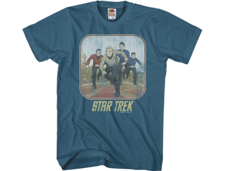 Camiseta Unisexo DEEPSTONE Star Trek The Animated Series Pizarra (S)