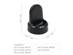 Base De Carga Inalámbrica Para Reloj (carga Inalámbrica, Carga Rápida) Producto Tontru Compatible Con Soporte De Carga Samsung S2 S3