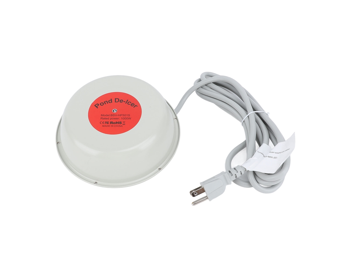 Calentador Para Bebedero De Pájaros De 1000 W, De Aluminio Fundido, Para Estanques Exteriores, Descongelador, 3 M, 110 V