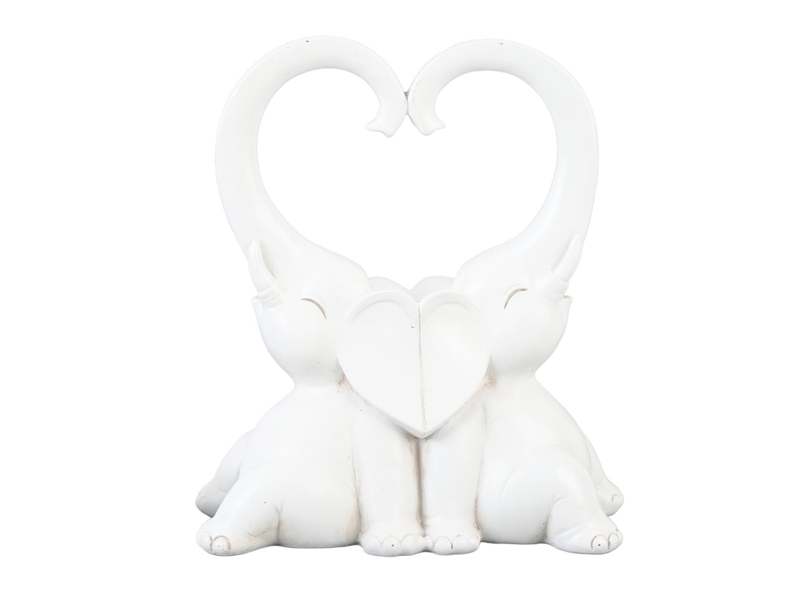 Estatua de elefante de resina (sin marca)