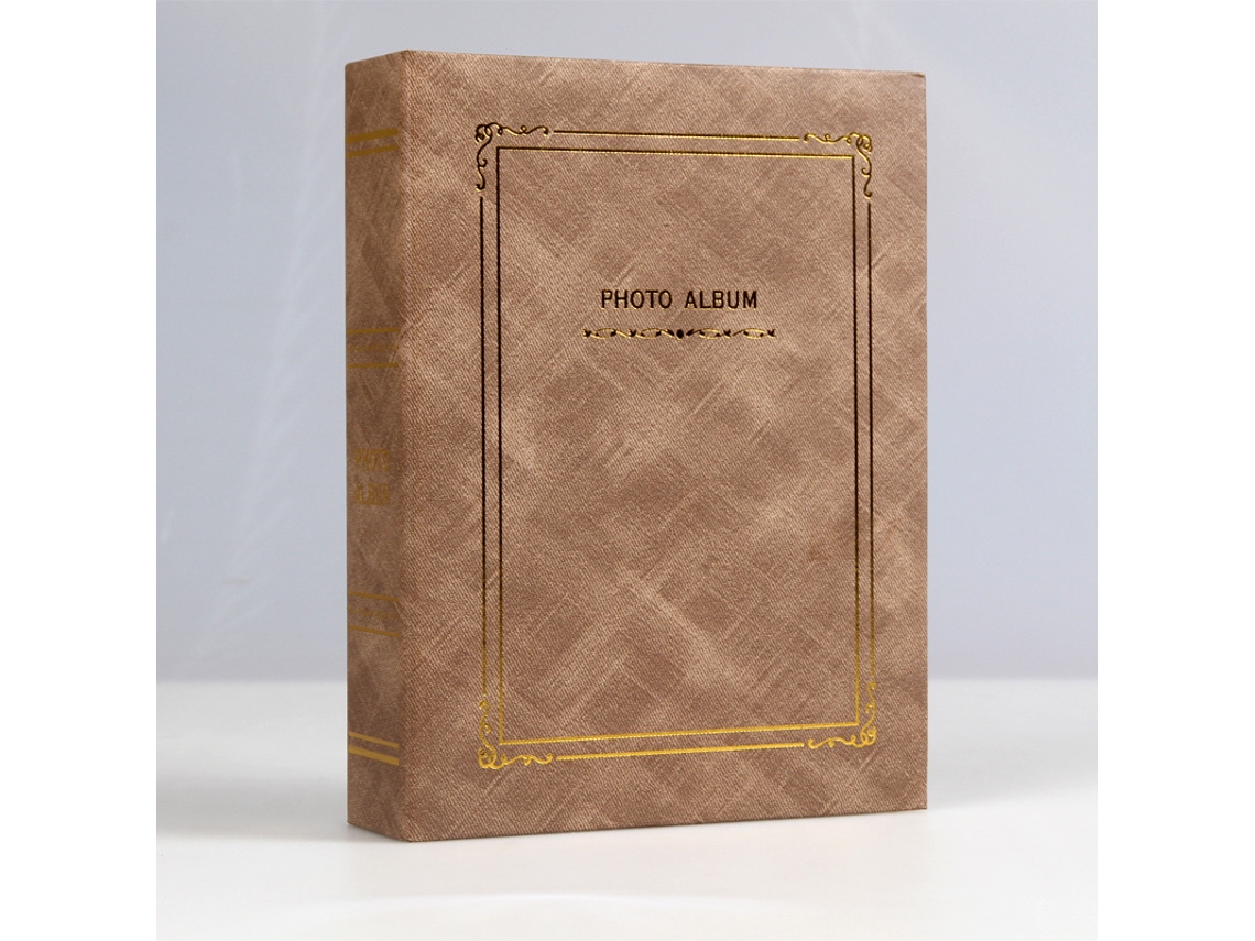 Álbum de fotos con tapa de cartón y 200 bolsillos Eifson para fotos de 15 cm (amarillo)