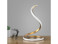 JILLIOPER Diseño contemporáneo, lámpara de mesa LED de atenuación sin escalón, el fondo antideslizante asegura la estabilidad para su mesita de noche, la siluet