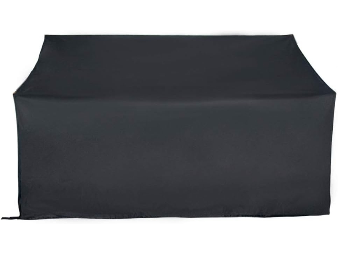 Funda protectora para bancos de jardín con revestimiento UV, color negro Truyuety