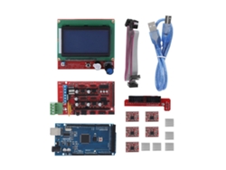 Placa base para impresora 3D Ramps 1.4, motor paso a paso y pantalla LCD para Arduino Repr Golden Light