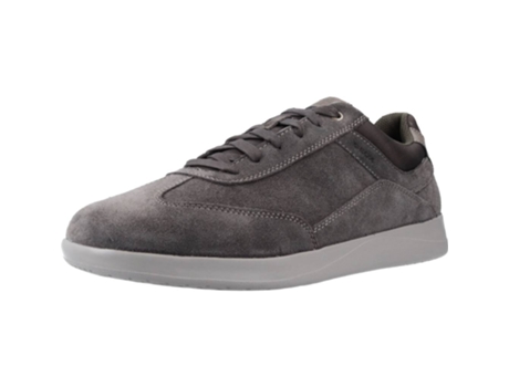 Zapatos de Hombre GEOX Kennet Piel Gris (42)