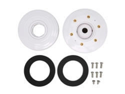 Desagüe blanco para piscina de 12 cm con rosca G2a.