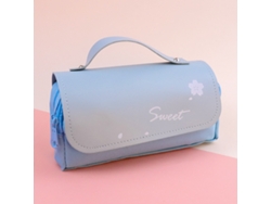 (estilo Azul 1) Estuche Para Lápices Lindo De Gran Capacidad, Portalápices Creativo De Estilo Coreano, Útiles Escolares Para Niñas
