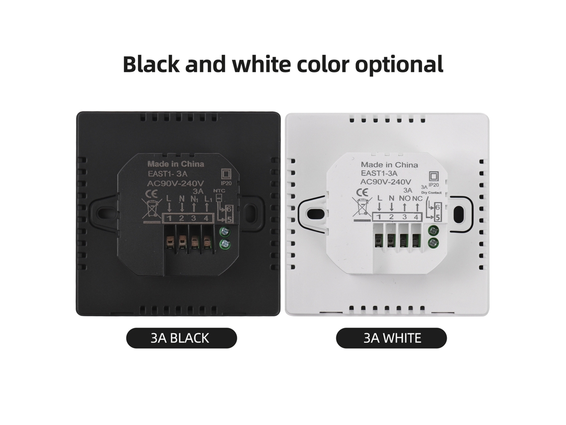 Termostato Digital Programable Smart Touch Con Modo Automático Para Calefacción Residencial.
