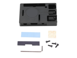 Carcaca De Liga De Aluminio Para Raspberry Pi 3b+ Dissipacao De Calor Ultra Fina Acessorio Metalico