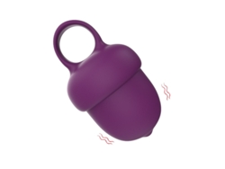 Vibrador De Masaje De Silicona Resistente Al Agua De 10 Frecuencias (prpura)