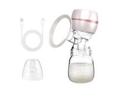 Extractor de leche eléctrico con pantalla LED, biberón de 180 ml, libre de BPA, funcionamiento silencioso MDUG (rosa)