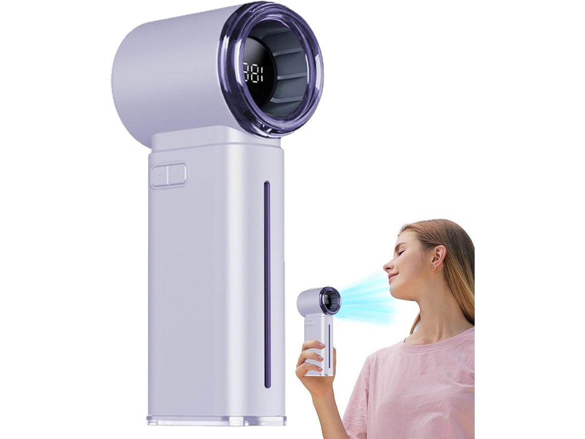 Ventilador Turbo Portátil De Mano De Alta Velocidad Con Ajustes Regulables |