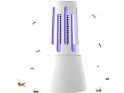 Lámpara Antimosquitos, Potente Eliminador De Insectos Para Moscas, Abejas, Polillas Y Mosquitos (blanco) Chrui