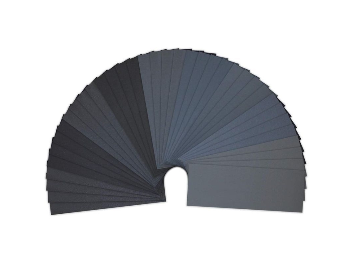 2026-36 Hoja De Lija Lanhu 400-3000 Grit Seco/húmedo 23x9.3cm Carburo De Silicio