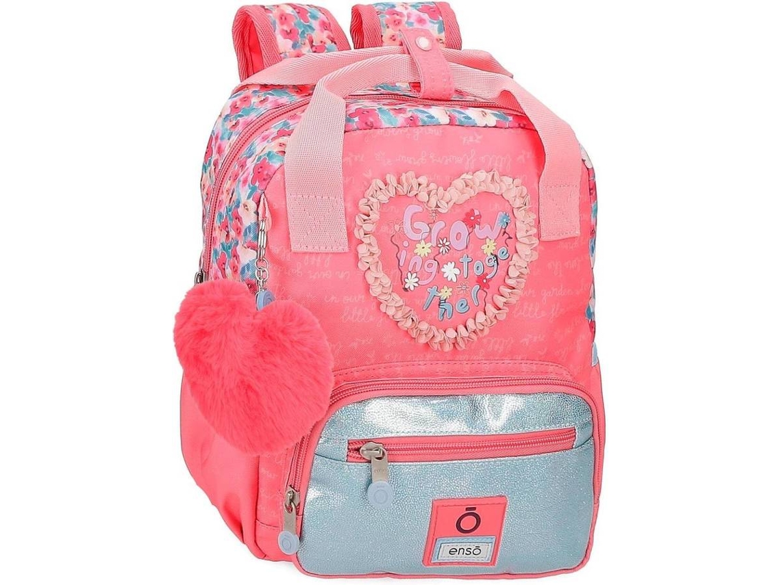 Mochila ENSO Together Growing (Rosa - 23x28x10 cm)