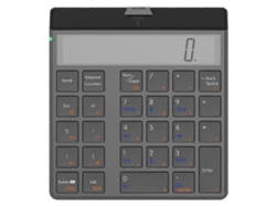 Teclado numérico Bluetooth 4.0 con pantalla y función de calculadora 2 en 1 Everley891