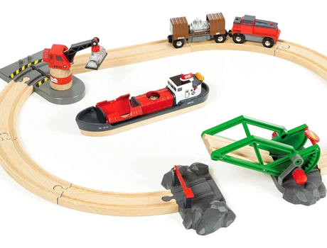 Jogo de Mesa BRIO Circuit Port Activities Set (2 Anos)
