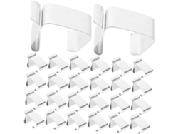 50 Clips Metálicos Para Canalones, Ideales Para Iluminación Exterior, Ganchos Para Luces Navideñas (tamaño S) Ys Al