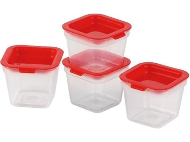 4 Cajas saludables para congelador TESCOMA Purity (120 ml)