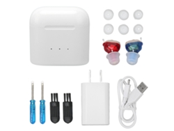 Audífono (20 Canales Recargable) Mini Amplificador Inalámbrico Auriculares Digitales Invisibles