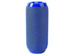 Altavoz Bluetooth portátil impermeable Yunzii, doble diafragma, subwoofer Bluetooth duradero para exteriores, azul