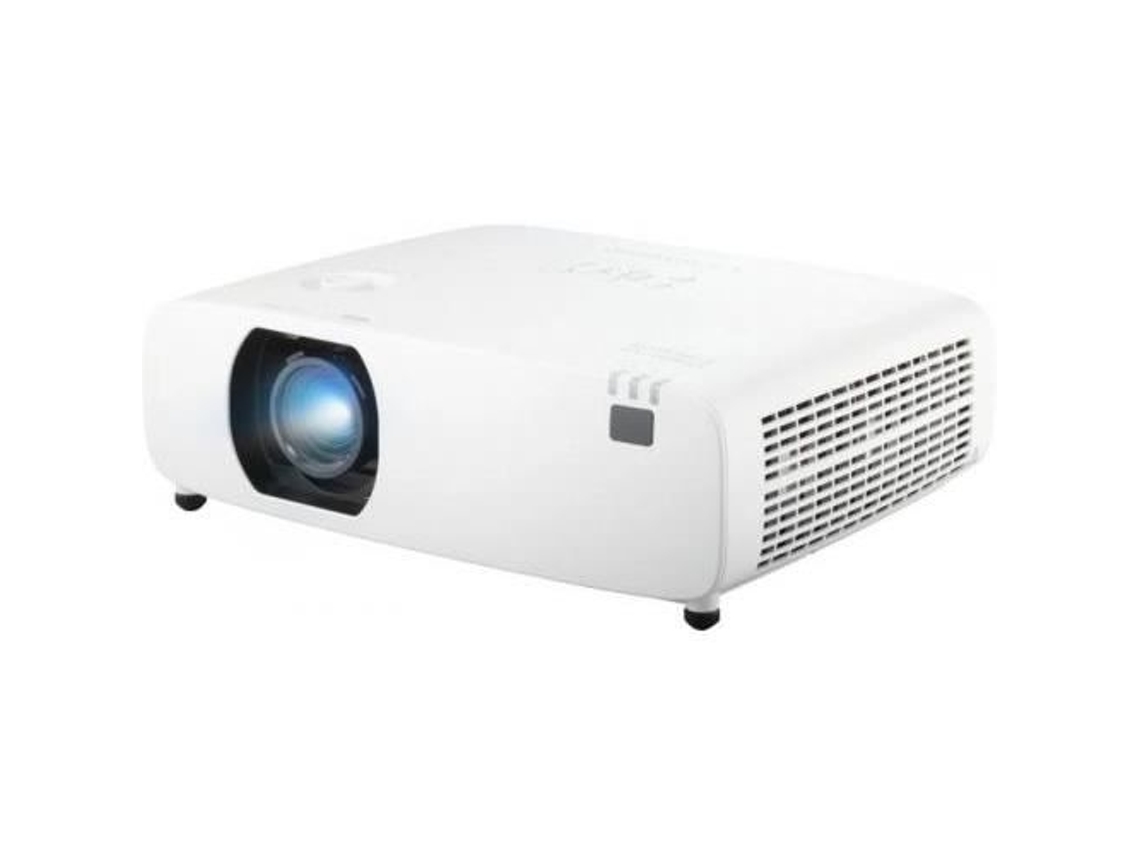 Breve descripción Proyector de vídeo láser 3LCD WUXGA, 5200 lúmenes, distancia focal estándar, HDMI/VGA/USB, Ethernet, altavoz de 16 W.