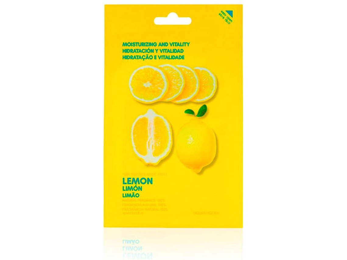 Mascarilla Facial HOLIKA HOLIKA Esencia Pura - Limón (20 ml)