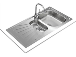Fregadero Reversible TEKA Starbright 60 E-XP 11/2B 1D (50 x 98 cm - Empotrado - Inox)
