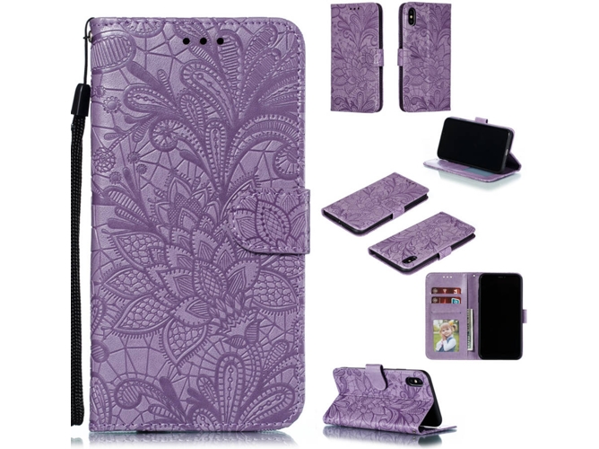 Funda iPhone XS Max WISETONY Befospey-504 Violeta