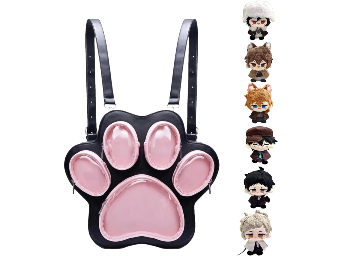 Mochila Escolar Adorable Con Forma De Garra Gato Para Ni Os Grande Peluche Adolescentes Y Mujeres