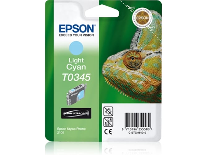 Tinta EPSON T0345 17 ml Cian Claro