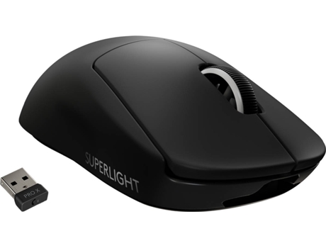 Ratón Gaming sem fio LOGITECH Pro X Superlight (25400 dpi - Inalámbrico - Negro)