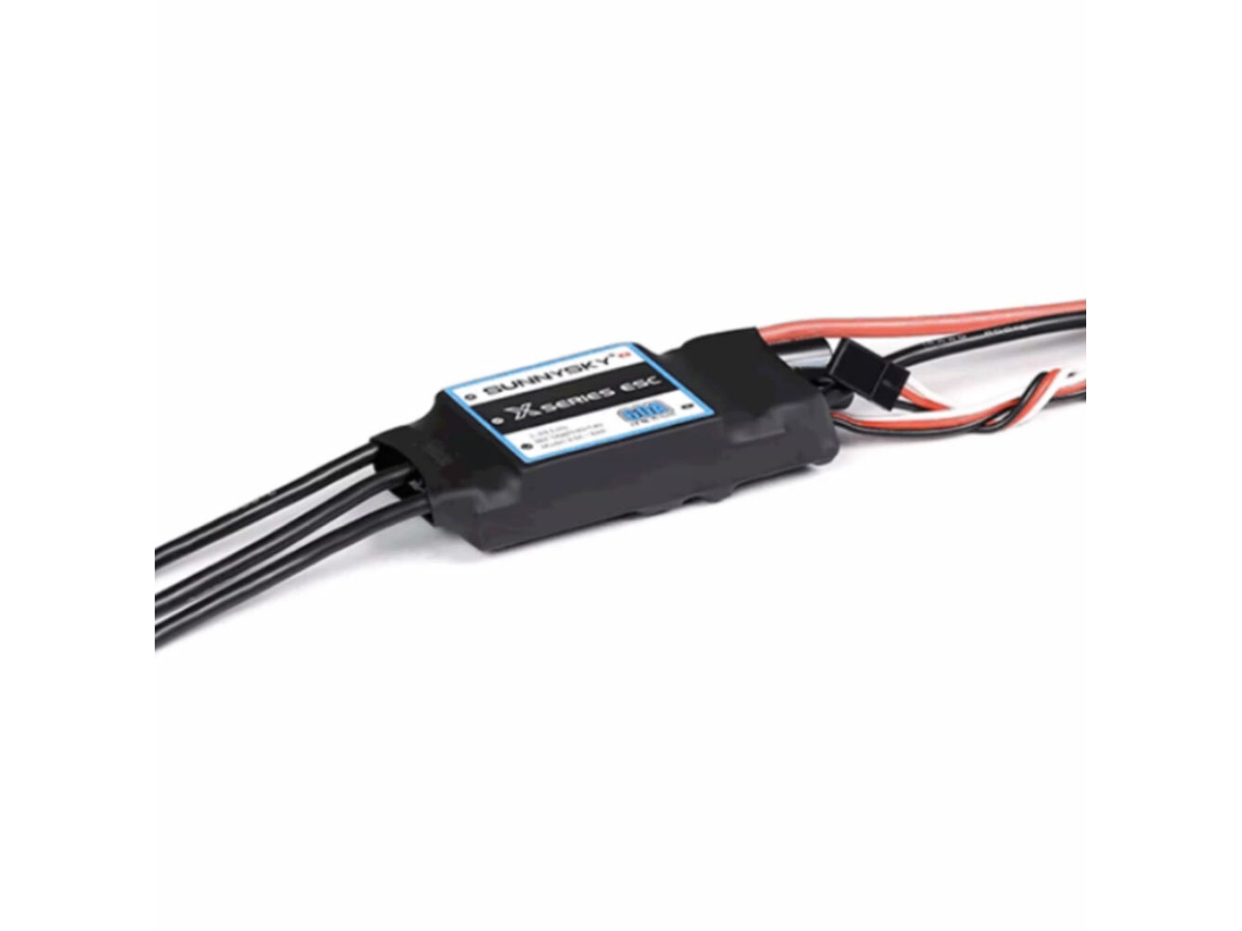 ESC sin escobillas Sunnysky Serie X 60A 2.6S con conector XT60 de 3.5 mm y BEC de 5 V/6 V/7.4 V y 5 A para avión RC