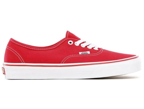 Zapatillas VANS Treinadores Authentic - Hombre (40.5 - Rojo)