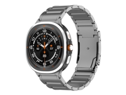 Correa de titanio para Samsung Galaxy Watch Ultra con hebilla de carey y tres cuentas (47 mm)