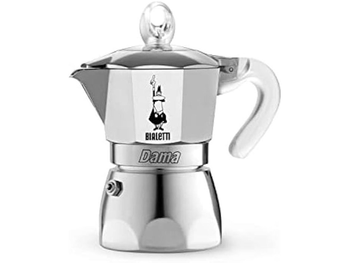 Cafetera Bialetti Dama Pure Ice, 1 Taza, No Adecuada para Inducción, 1 Taza, Aluminio (67 ml)