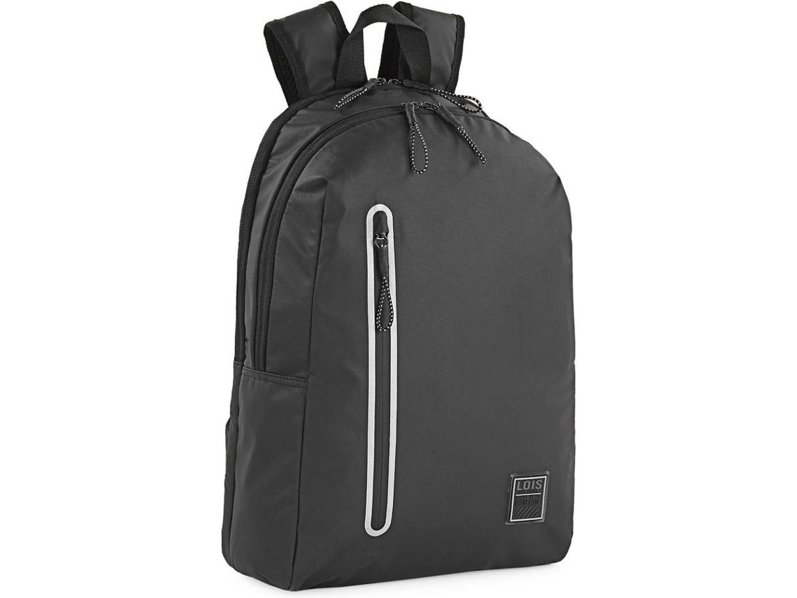 Mochila LOIS Deportiva Cooper (Negro - 43x30x12 cm)