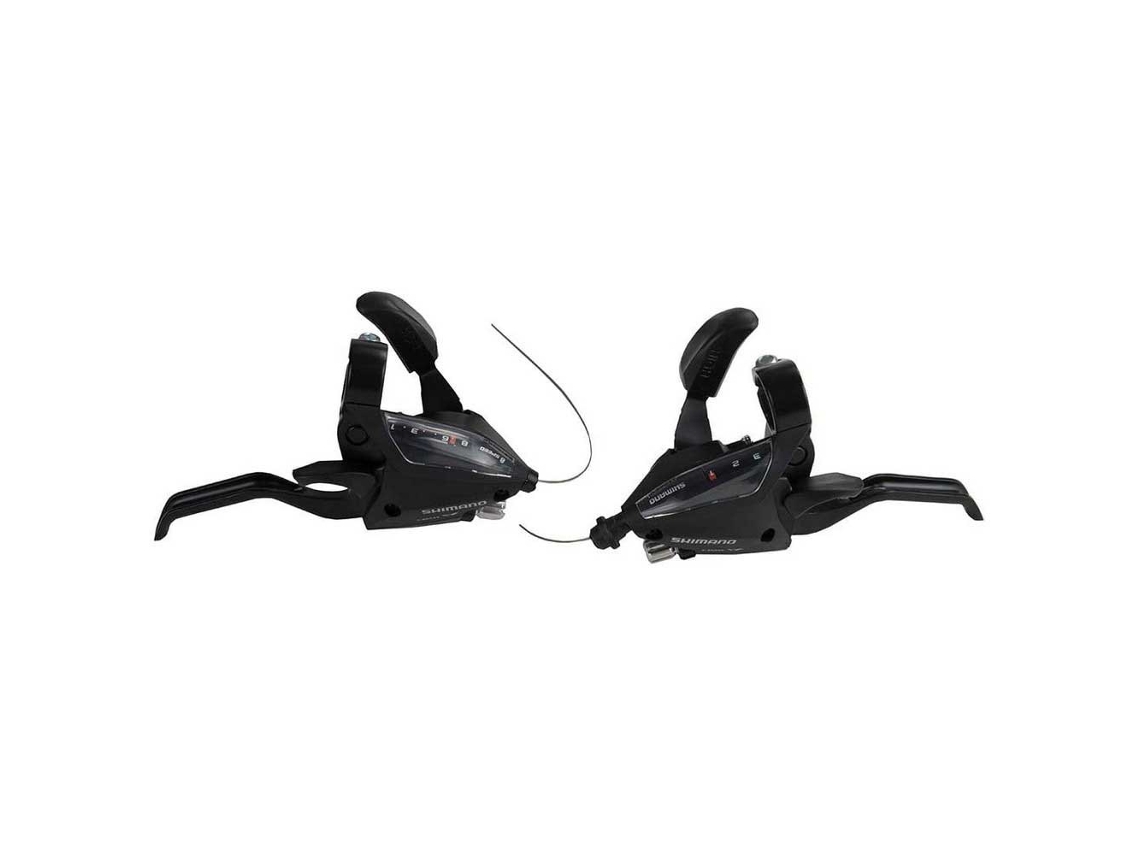 Conjunto Manípulos Mudança St-Ef500 3X8S Prateadoshimano