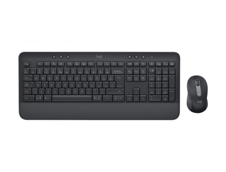 Teclado LOGITECH Signature Mk650 Combo For Business (Inalámbrico - Alemán - Gris) + Ratón