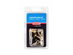 Kit adaptador hidráulico para frenos delanteros y traseros de acero inoxidable ELVEDES 9 : M9 Flange bolt + M8