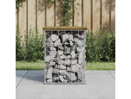 Banco De Jardín VIDAXL Marrón Madera (33x31x42 cm)