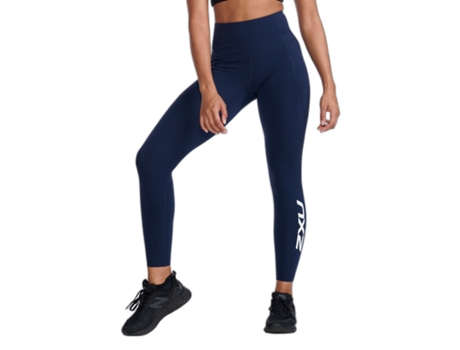 Leggings de Mujer 2XU Mallas Compresión Form Stash Hi Blanco (XL)