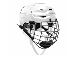 Capacete de Hóquei no Gelo Covert Cf 100 Combo Branco Mwarrior
