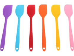 Piezas, Té, Para Cocina, 6 Espátulas De Silicona Para Repostería, Utensilios De Cocina Antiadherentes