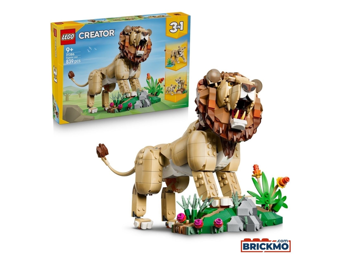 Lego Creator 31386 Fauna Salvaje: León Majestuoso 31386
