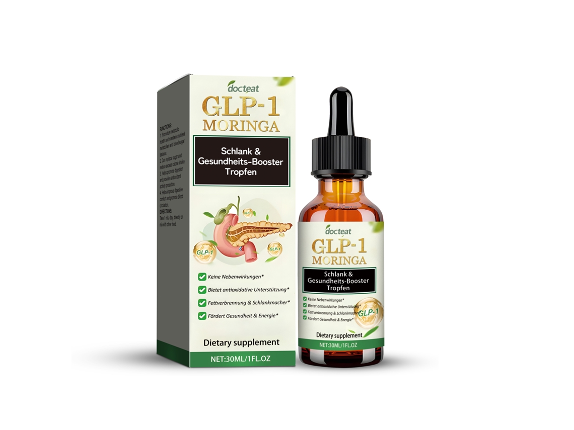Gotas adelgazantes orales GLP-1 con moringa