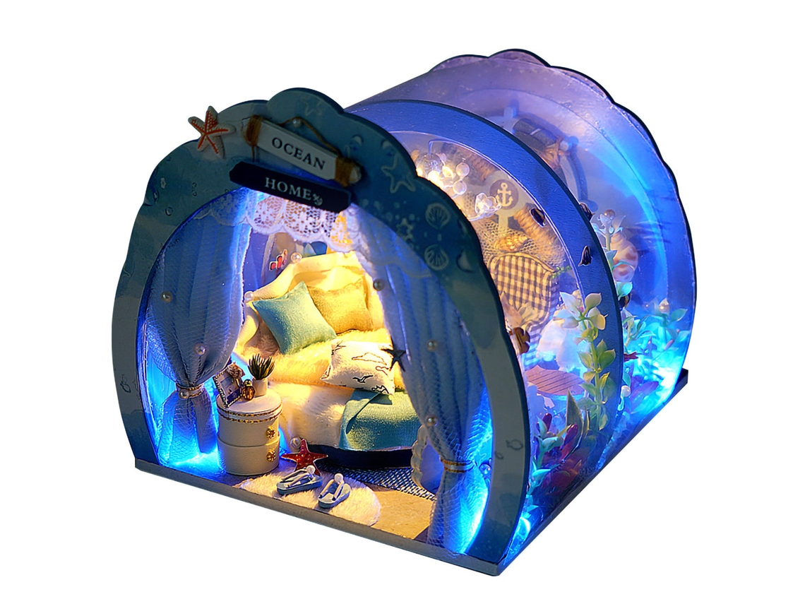 Kit de casa pequeña, estilo submarino, Sueño Azul