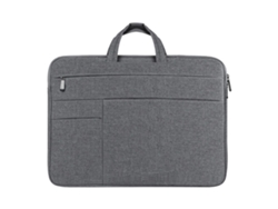Bolso De Mano Para Portátil Dux Ducis Lbtd Series De 15,5 A 16 Pulgadas, De Poliéster, Con Múltiples Bolsillos, Color Gris Oscuro.